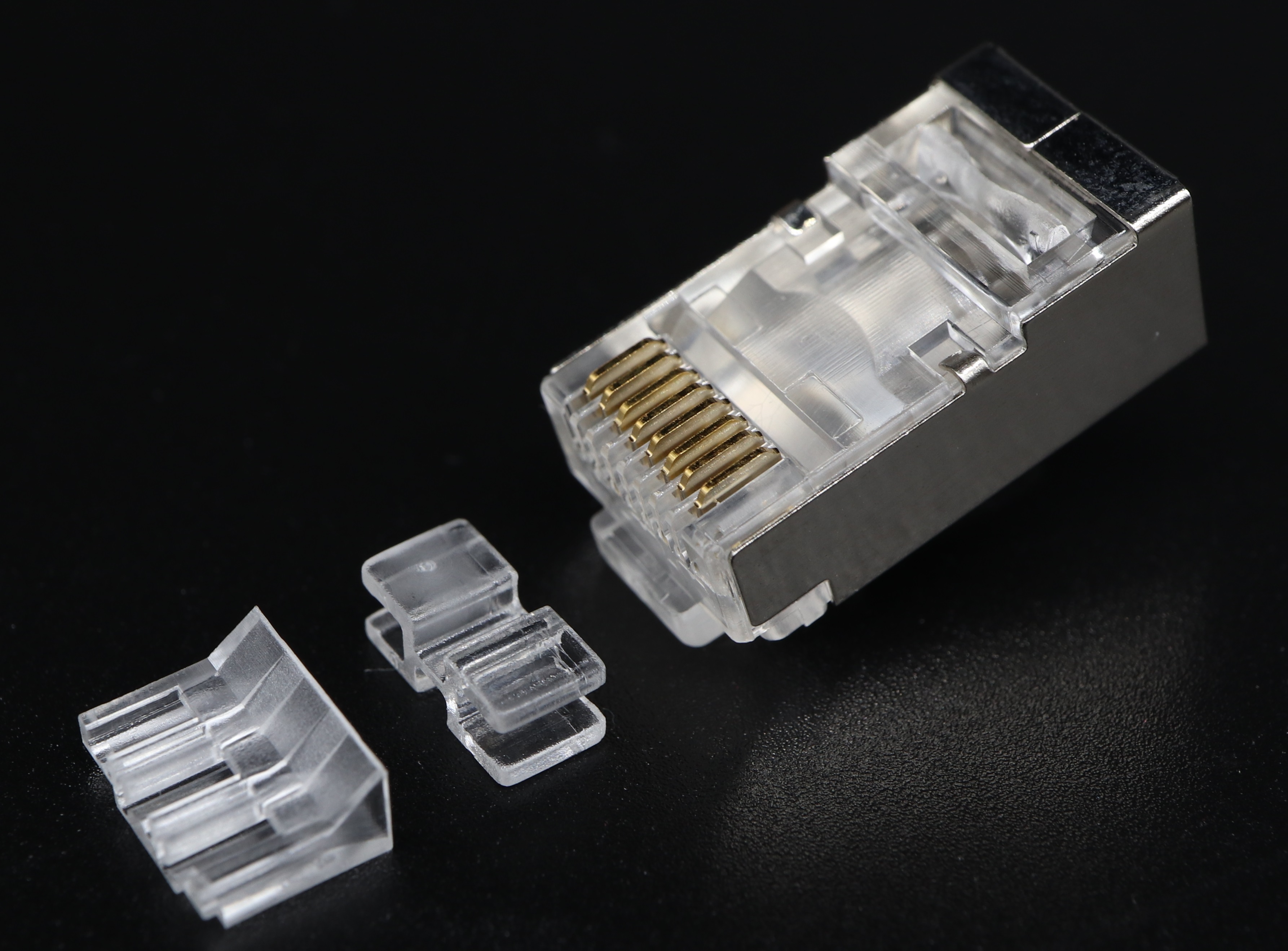 P8-064-8 - C6A 8P8C-F-RV STP-0.8mm RJ45 Modular Plug - Plug Master Industrial Co., Ltd.